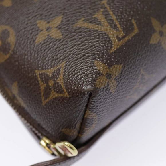 LOUIS VUITTON Monogram Trousse Demi Ronde Cosmetic Pouch M47520 LV Auth 90331 - Picture 15 of 16